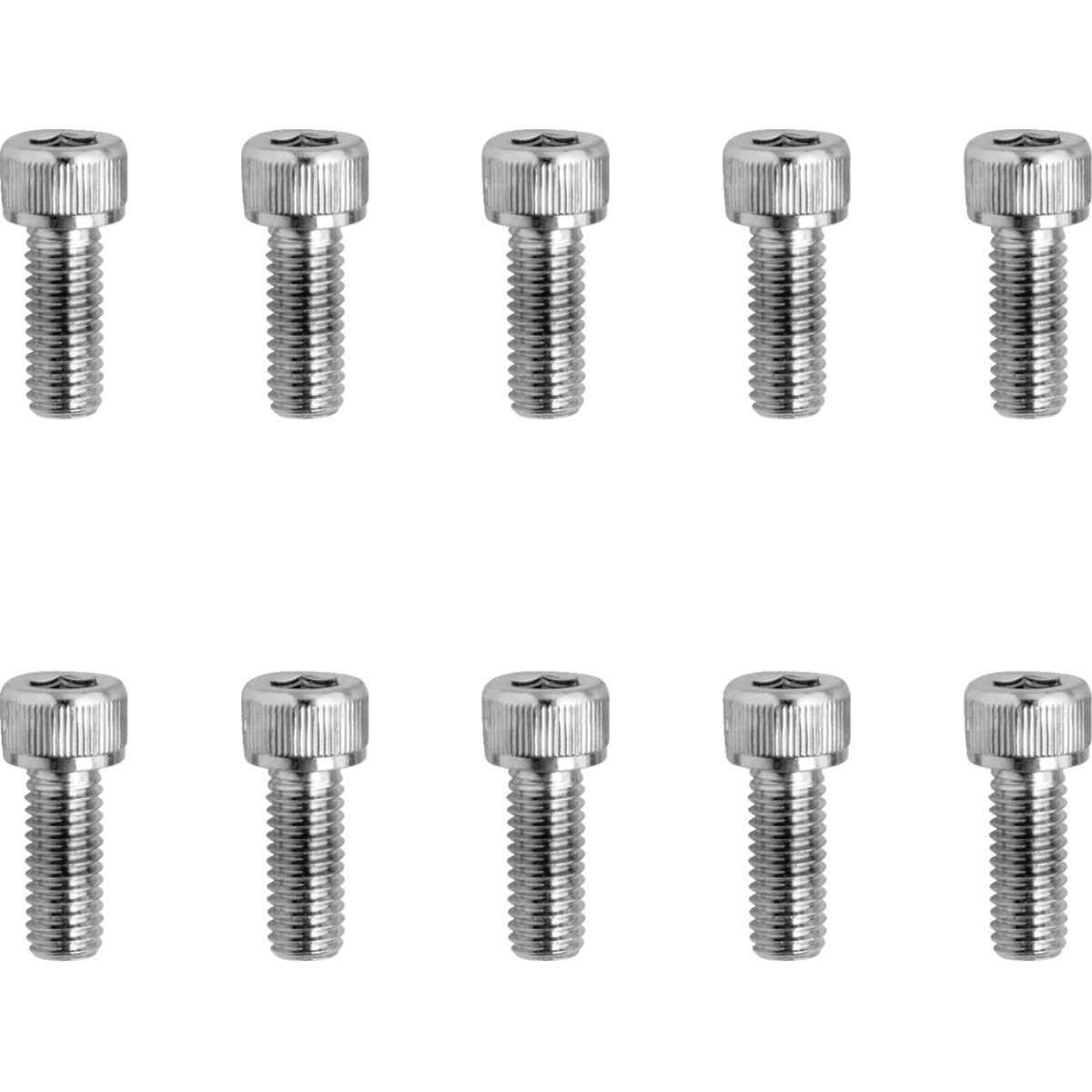 Drag Specialties - Bolts - Socket-Head - Replacement - Knurled/Fine Thread - #10-32 x 1/2" - 10 Pack
