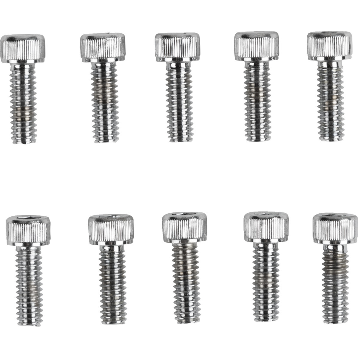 Drag Specialties - Bolts - Socket-Head - Replacement - Knurled/Coarse Thread - #8-32 x 1/2" - 10 Pack