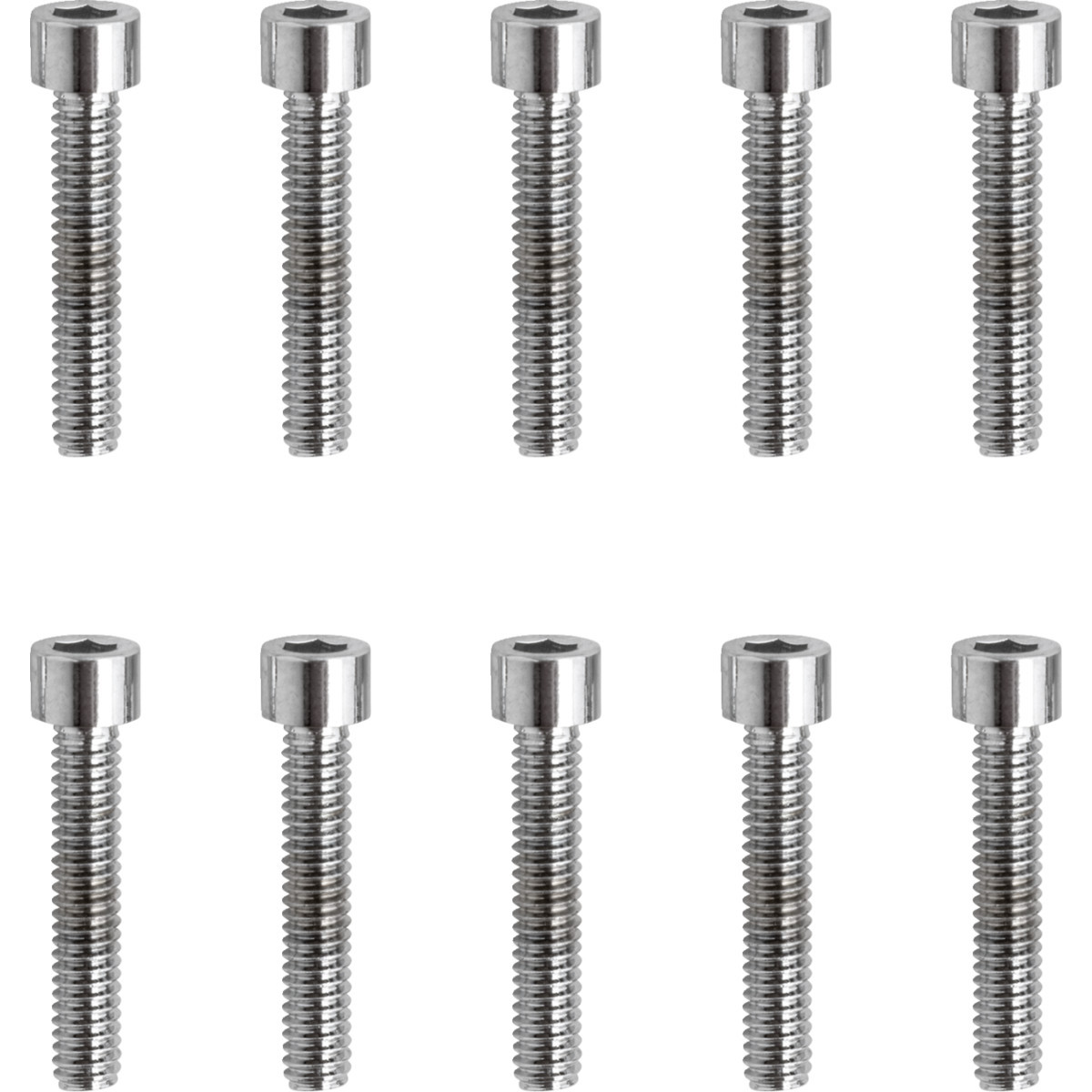 Drag Specialties - Bolts - Socket-Head - Replacement - Smooth/Coarse Thread - #8-32 x 7/8" - 10 Pack