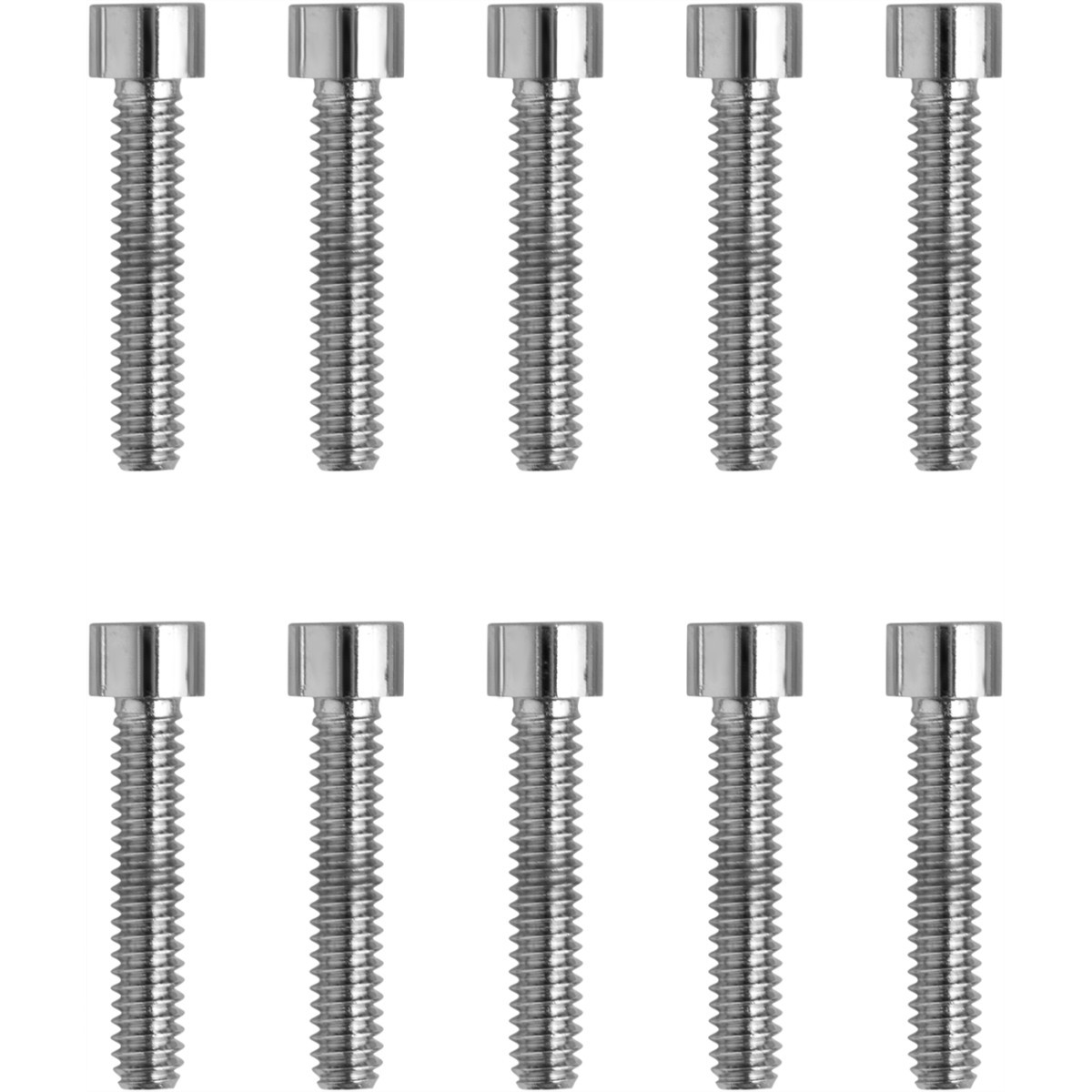Drag Specialties - Bolts - Socket-Head - Replacement - Smooth/Coarse Thread - #10-24 x 1" - 10 Pack