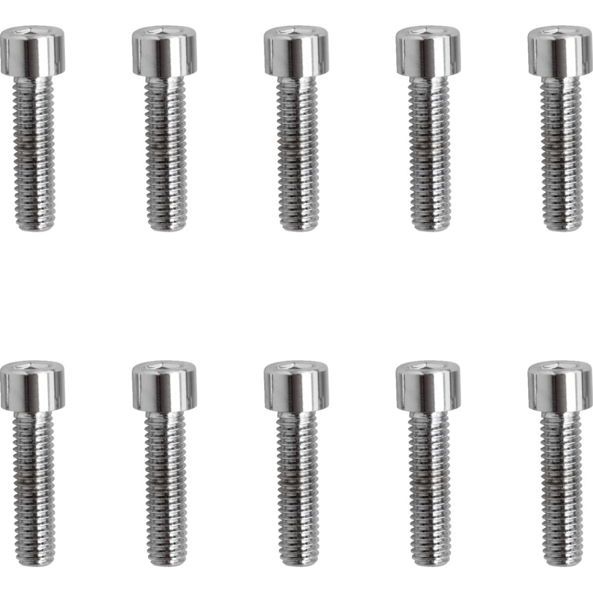 Drag Specialties - Bolts - Socket-Head - Replacement - Smooth/Fine Thread - #10-32 x 3/4" - 10 Pack