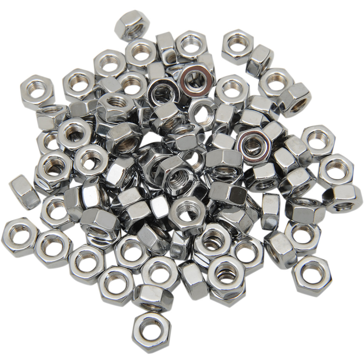 Drag Specialties - Nut - Hex - 1/4"-28 - Chrome