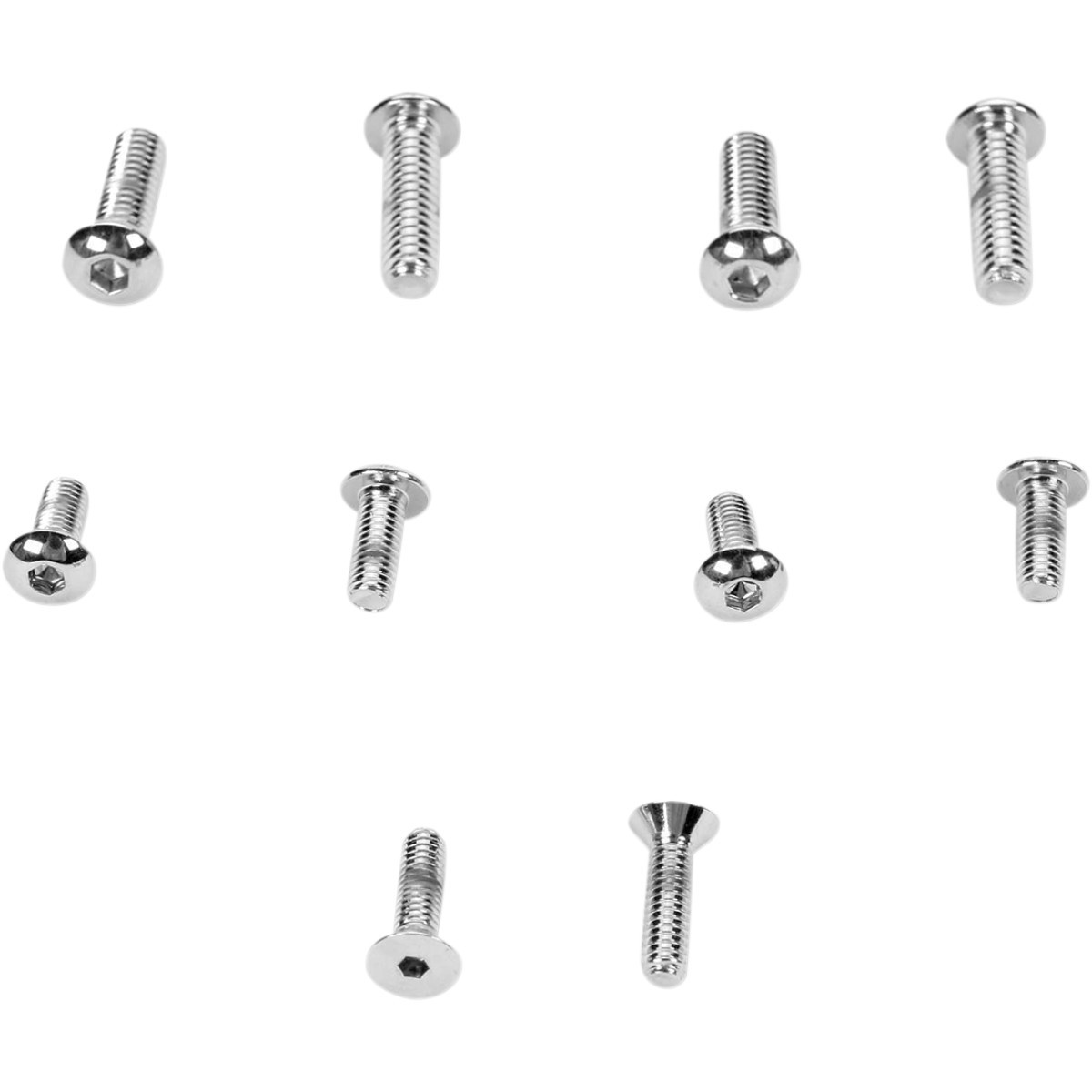 Drag Specialties - Chrome Socket-Head Screws - Master Cylinder Cover - Lever Mount