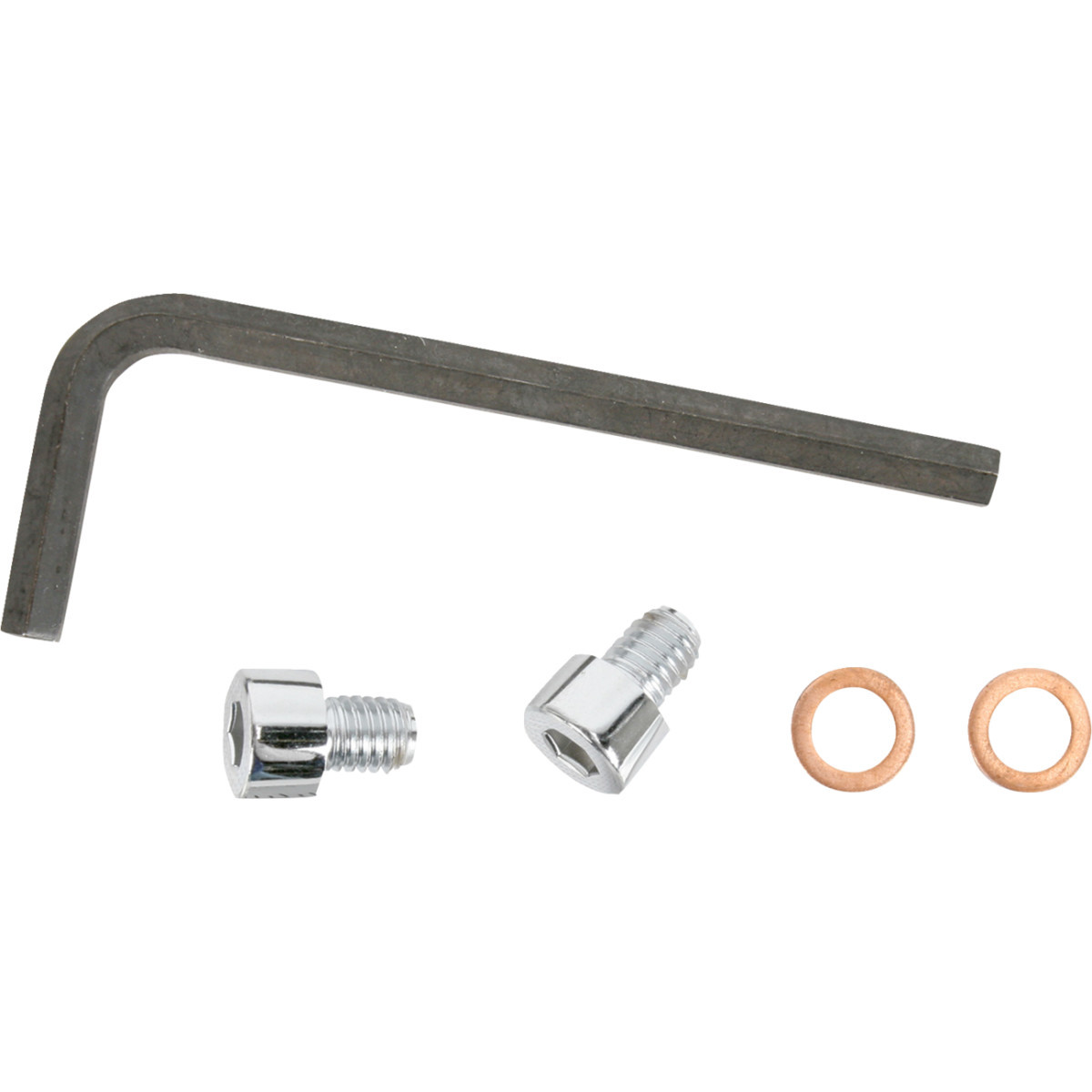 Gardner-westcott #P-74-45 - Drain Plug - Fork - Allen Head - Chrome/Polished - 41 mm