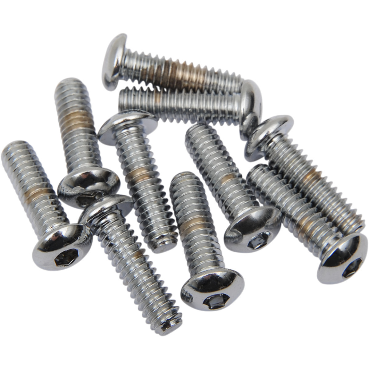 Drag Specialties - Bolts - Button Head/Replacement - 1/4"-20 x 3/4" - 10 Pack