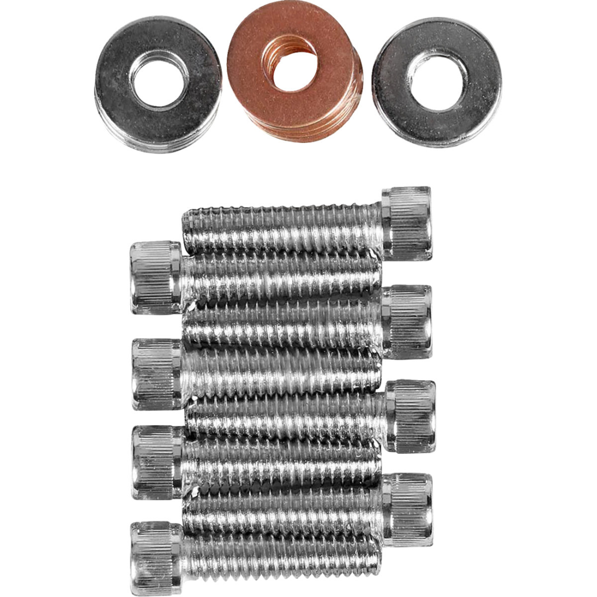 Drag Specialties - Bolt Set - Rocker Box - Knurled - '84-'03 Harley-Davidson