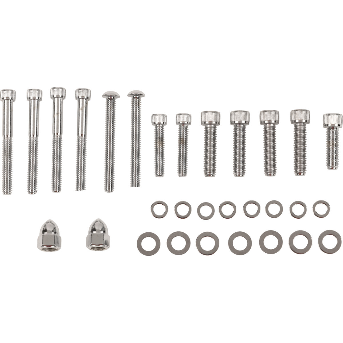 Drag Specialties - Bolt Set - Transmission End Cover/Bearing Support Plate - Knurled - Softail/Dyna