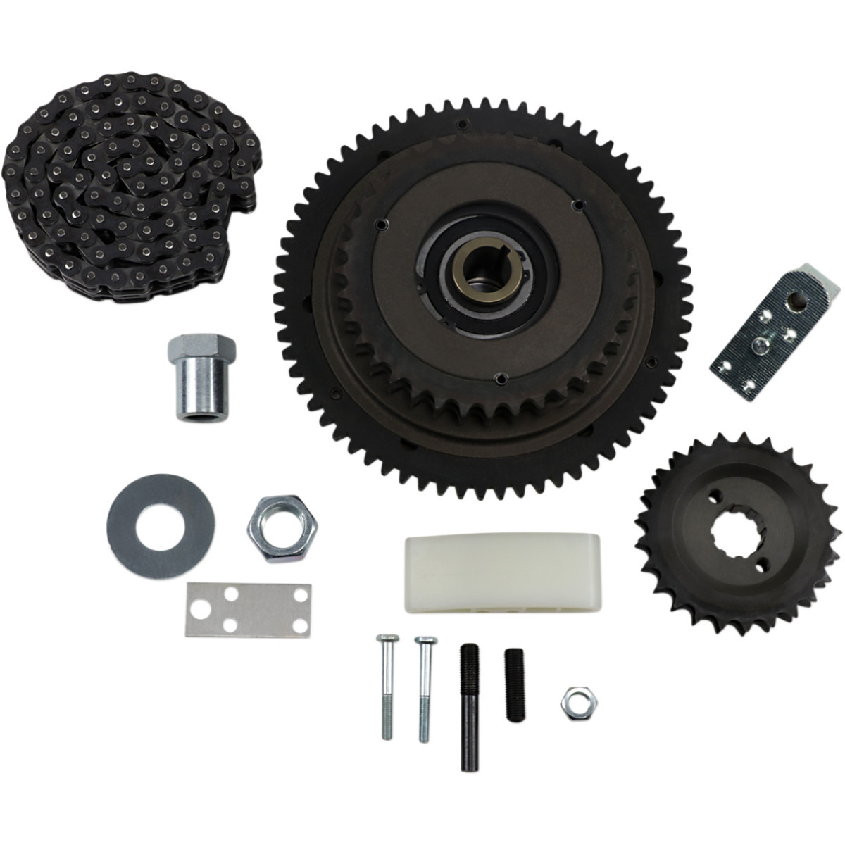 Belt Drives LTD. #CD-1-70 - Primary Chain Drive System w/Clutch - Electric Start w/Rear Chain Drive - '70-'83 Big Twin