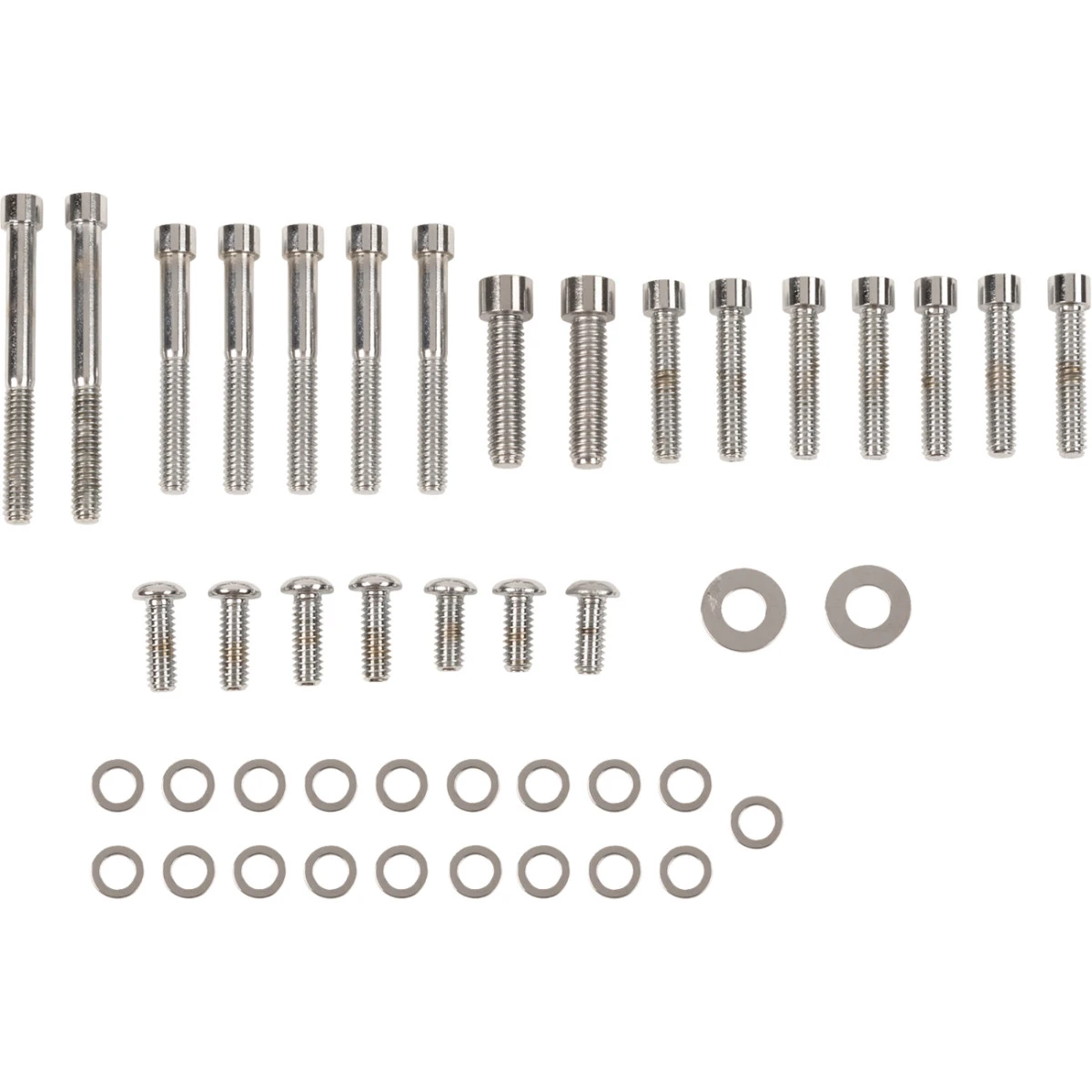 Drag Specialties - Bolt Set - Inner/Outer Primary/Inspection/Derby Cover - Smooth - Softail/Dyna