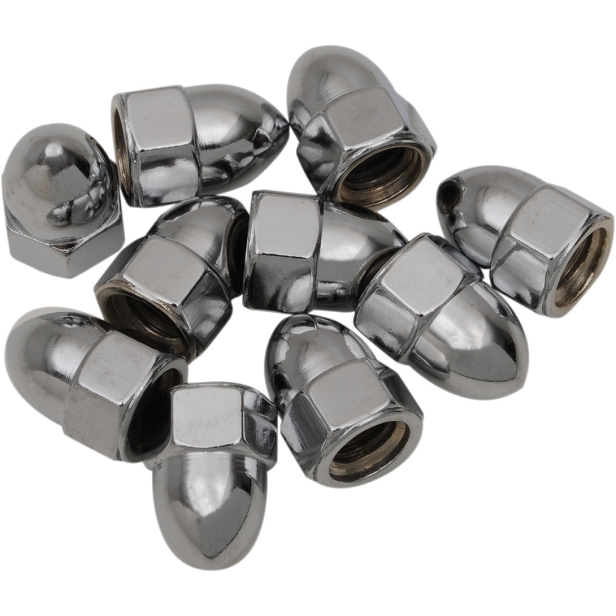Drag Specialties - Nut - Acorn - Chrome - 7/16"-14