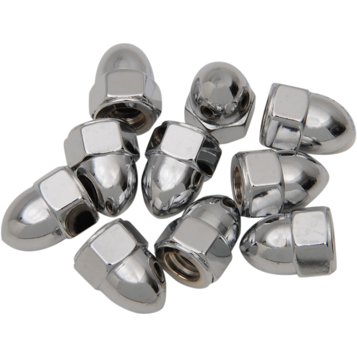Drag Specialties - Nut - Acorn - Chrome - 1/4"-20