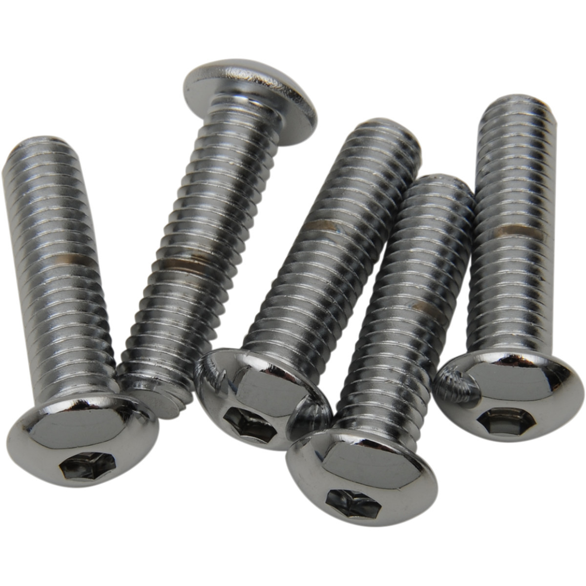Drag Specialties - Bolts - Button Head/Replacement - 3/8"-16 x 1-1/4" - 5 Pack