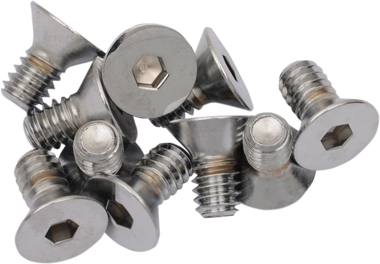 1/4X20X5/8 Chrome Flat Head