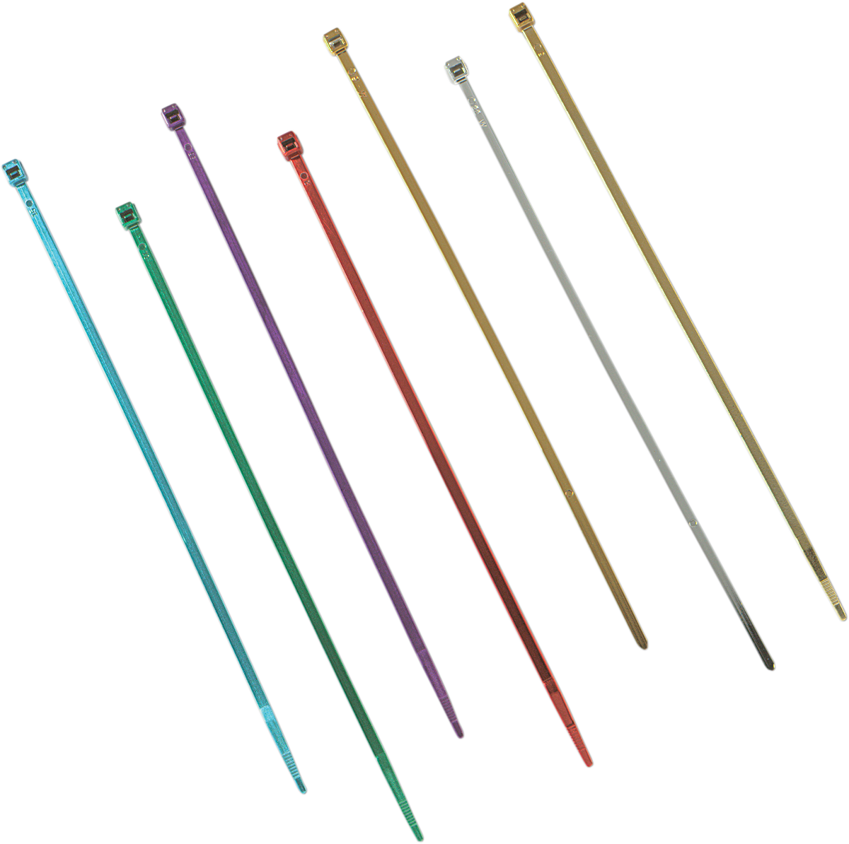 Chrome Cable Tie 11" 10 Pack