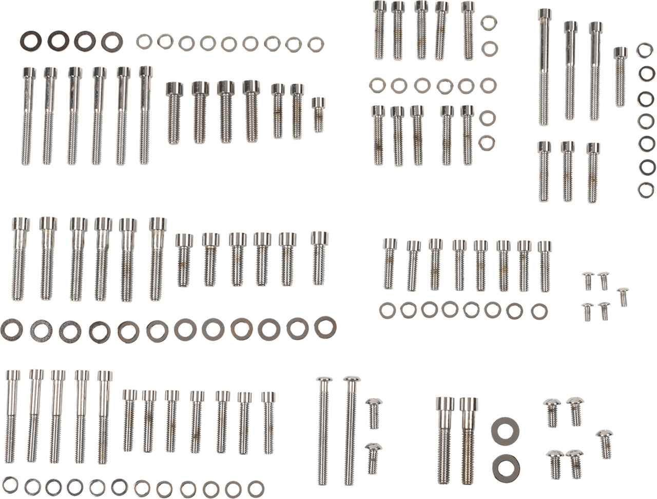 Socket-Head Smooth Engine Bolt Kit - Twin Cam