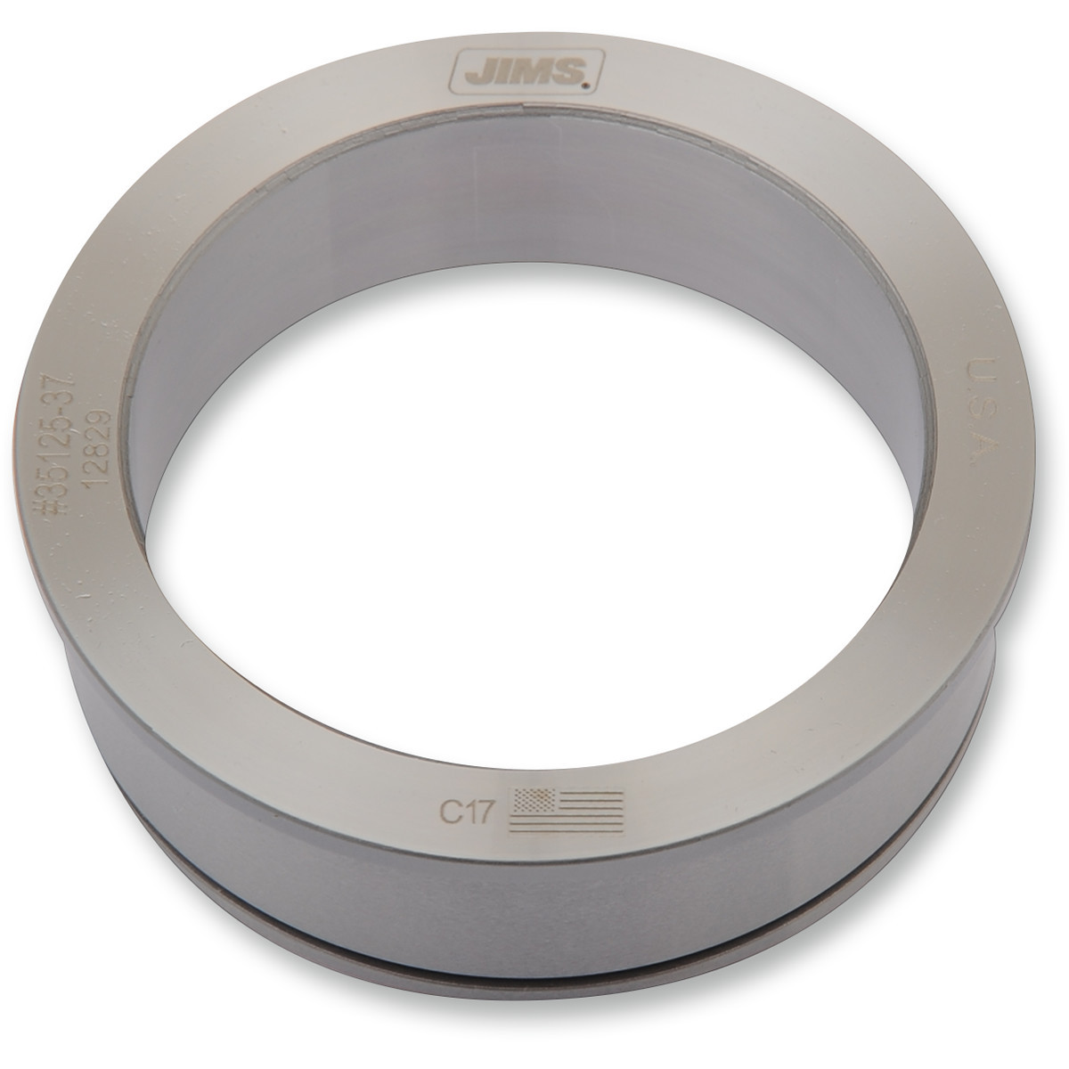Jims #35125-37 - Main Shaft Bearing Race - 4-Speed - '37-E'77 Big Twin