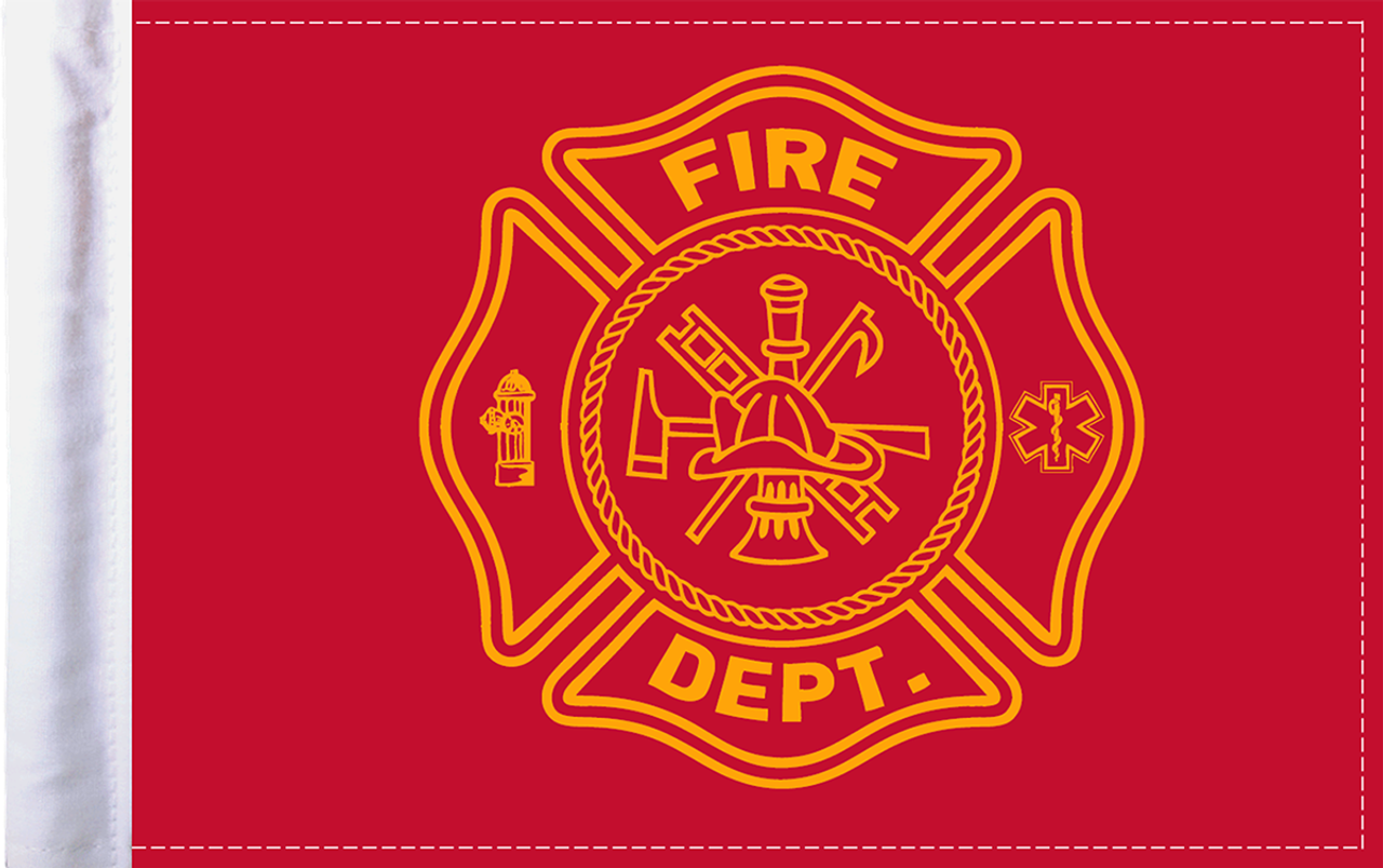 Firefighter Flag - 6" x 9"