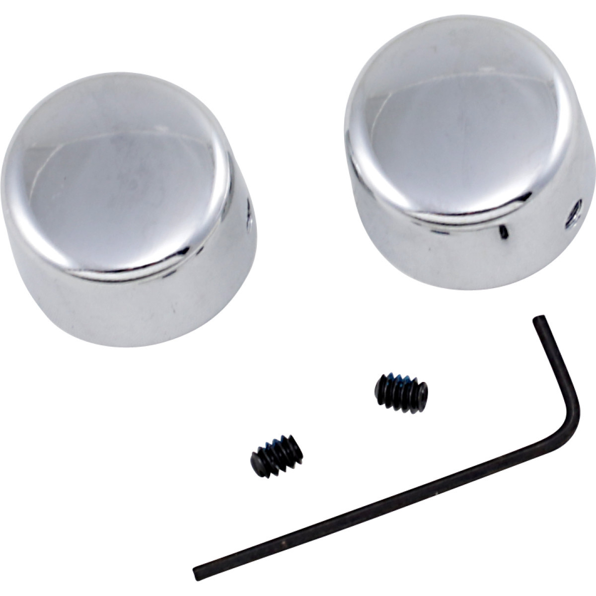 Drag Specialties - Chrome Handlebar Riser Bolt Caps - FX/XL