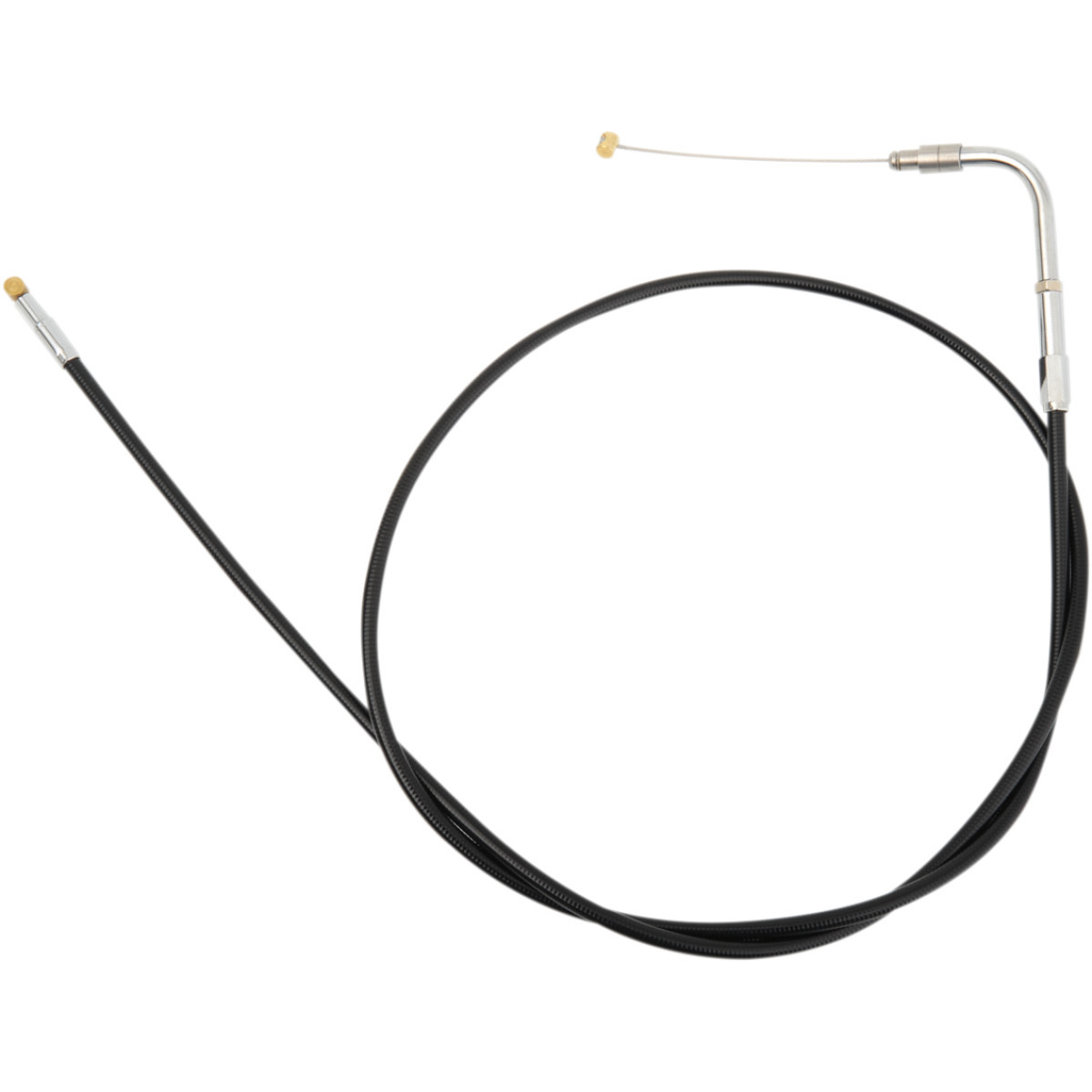 S&S Cycle #19-0464 - Black Vinyl Throttle Cable - 48" - Black