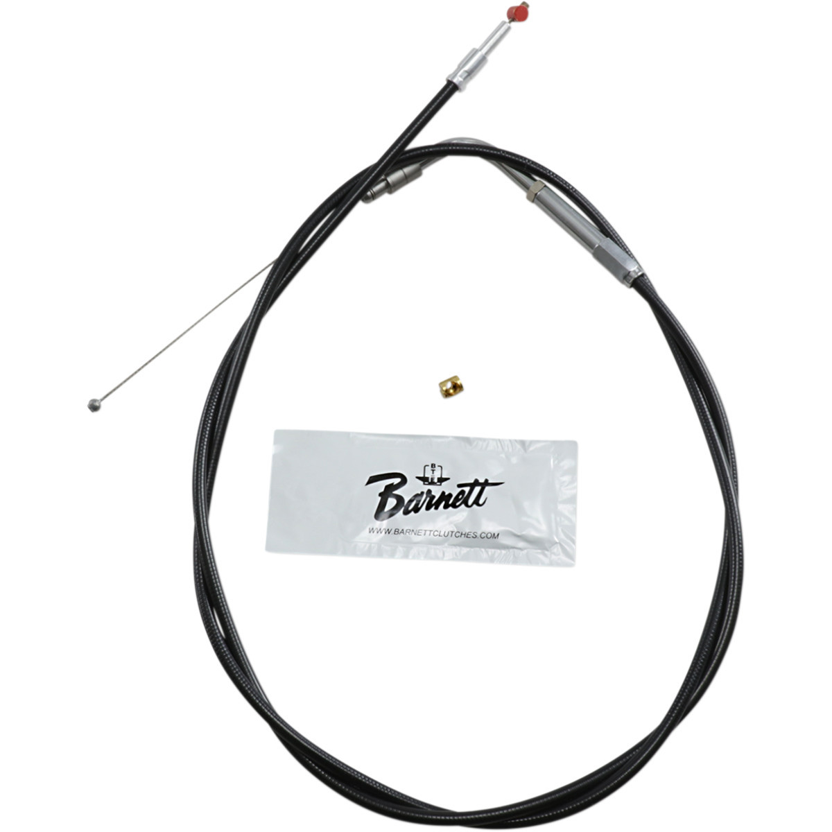 Barnett #101303001606 - Black Vinyl Throttle Cable - +6" Size - 45" Length