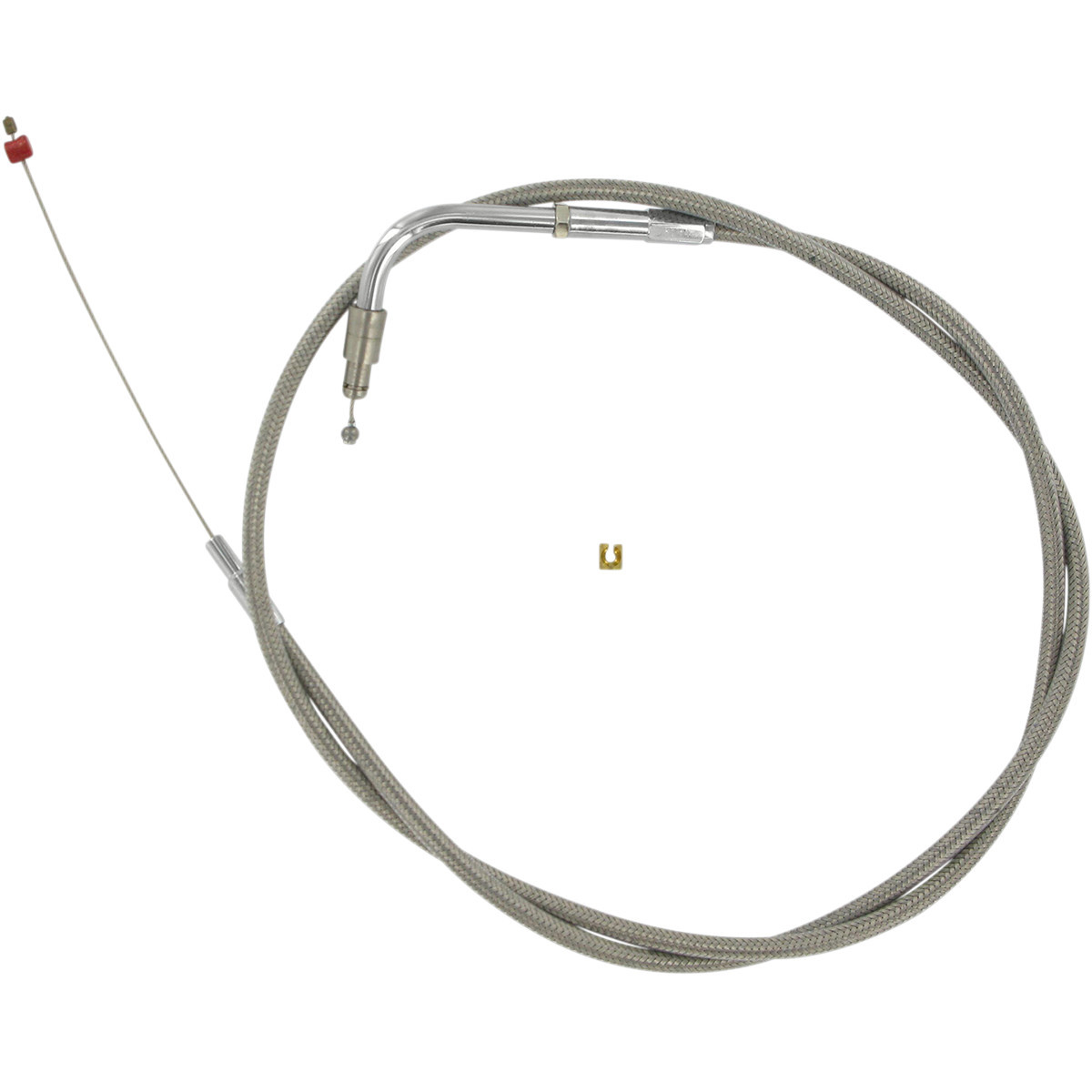 Barnett #102304001603 - Stainless Steel Idle Cable - +3" - '02-'07 FLH