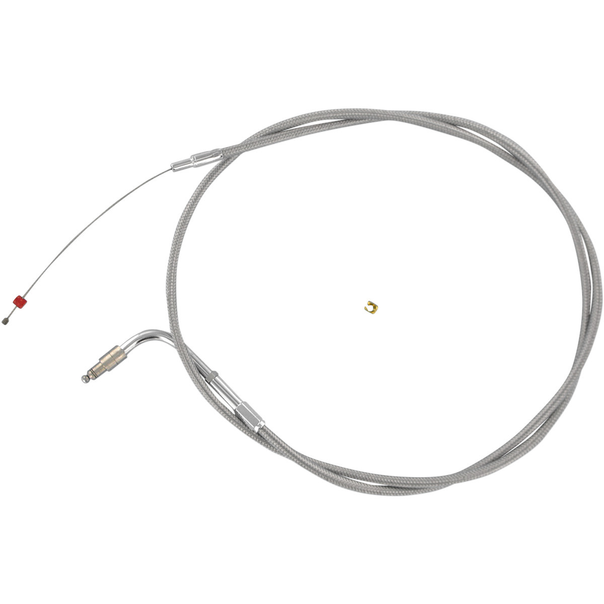 Barnett #102303001806 - Stainless Steel Throttle Cable - +6" - '02-'07 Touring