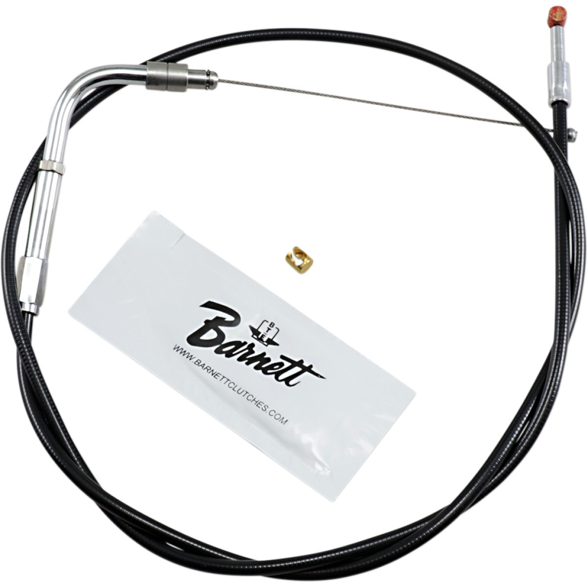 Barnett #101303001203 - Black Vinyl Throttle Cable - +3" Size - 34" Length