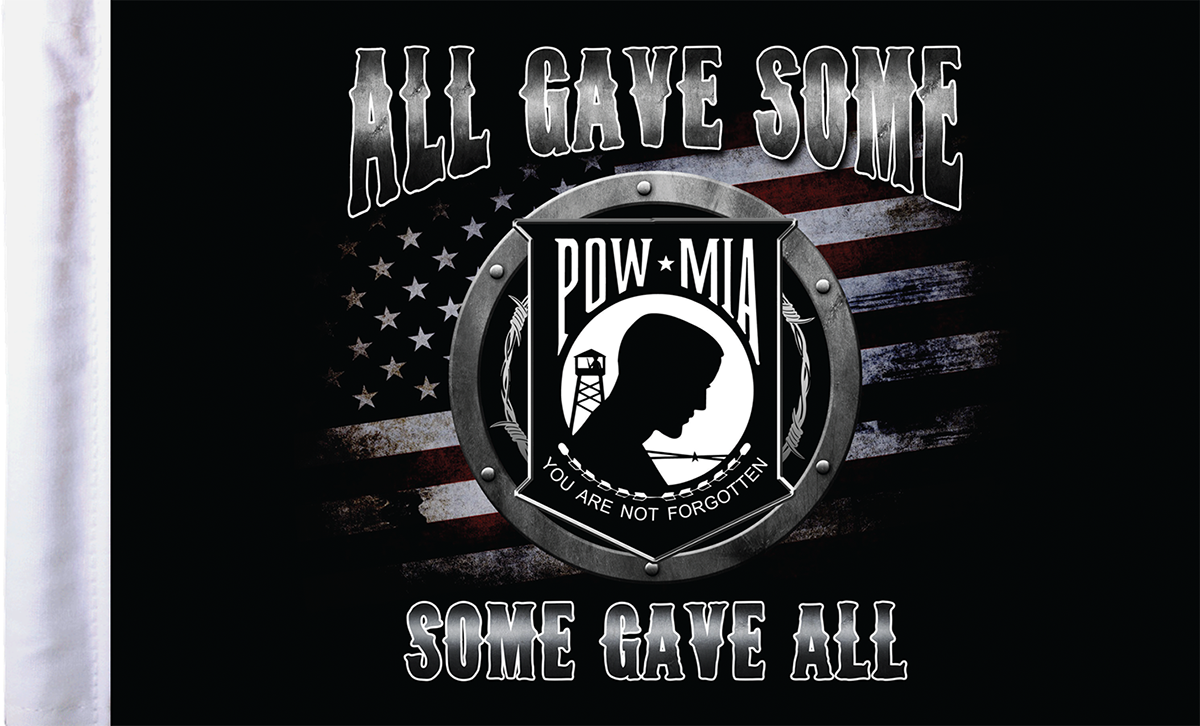 Gave All Flag - 6" x 9"