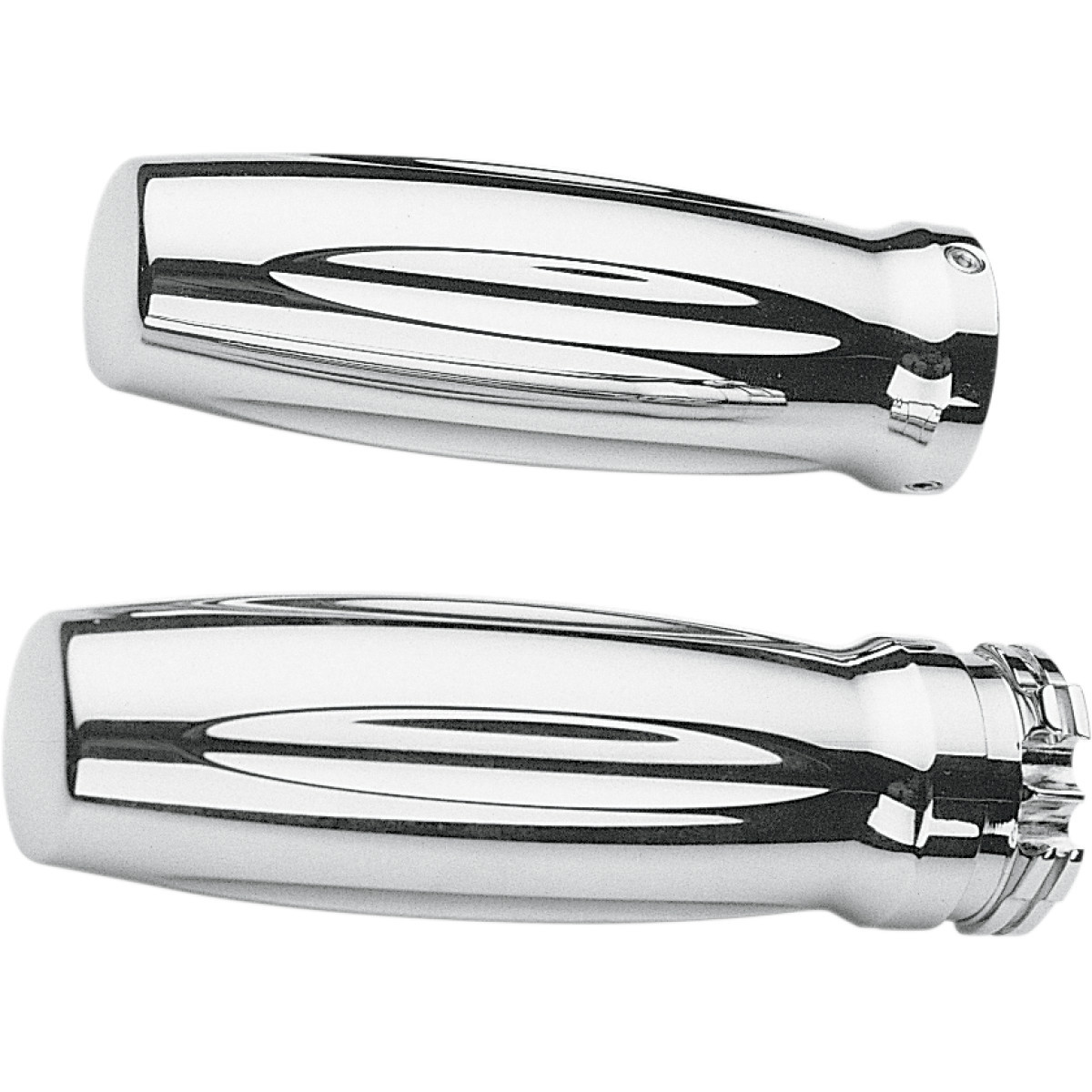 Pro-one Perf.mfg. #501310 - Chrome Billet Grips - Millennium