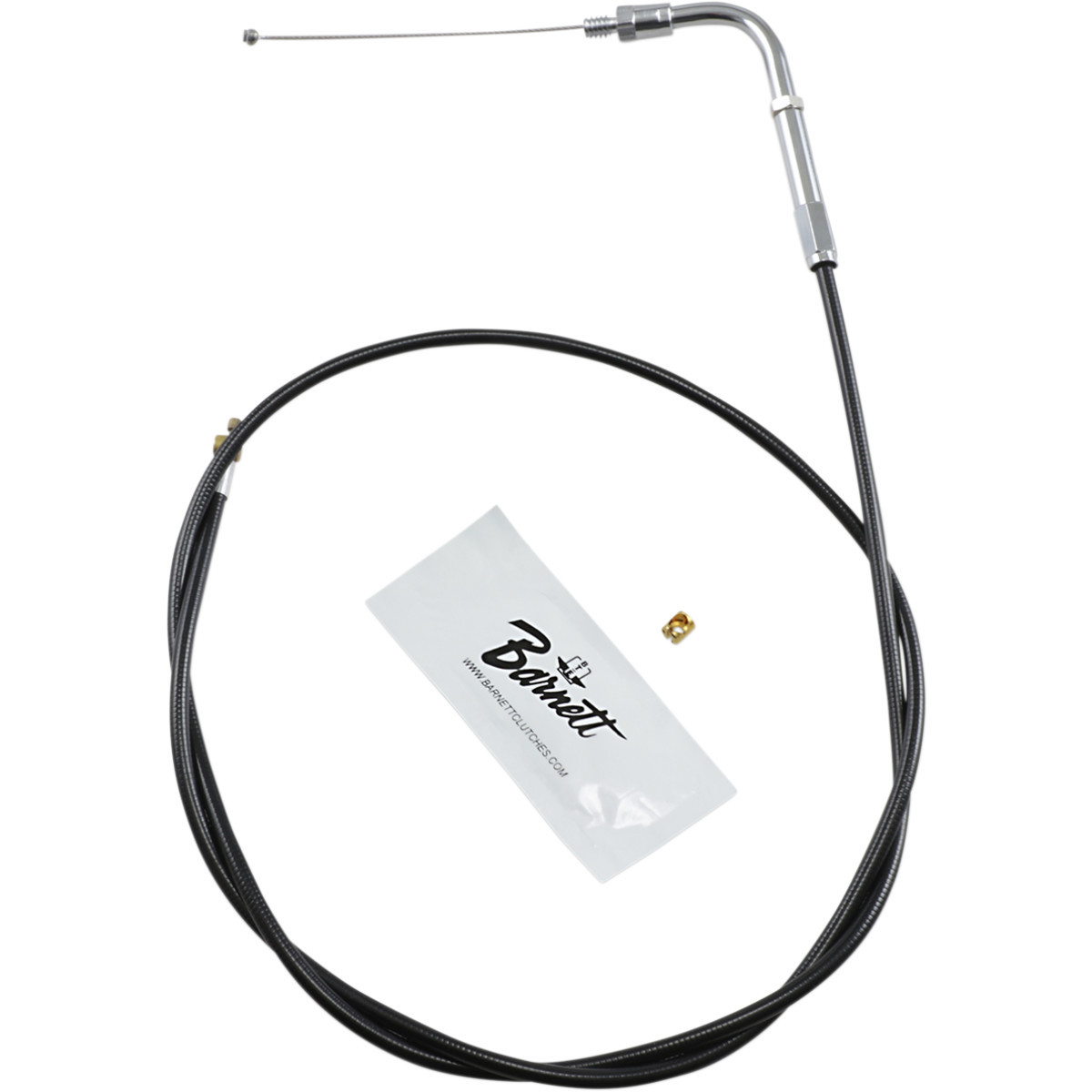 Barnett #101303090106 - Black Vinyl Throttle Cable - +6" Size - 39-1/2" Length