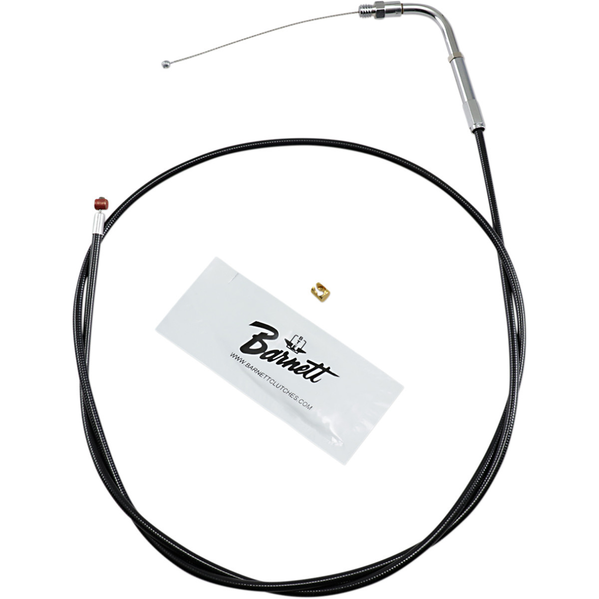 Barnett #101303000806 - Black Vinyl Throttle Cable - +6" Size - 48" Length