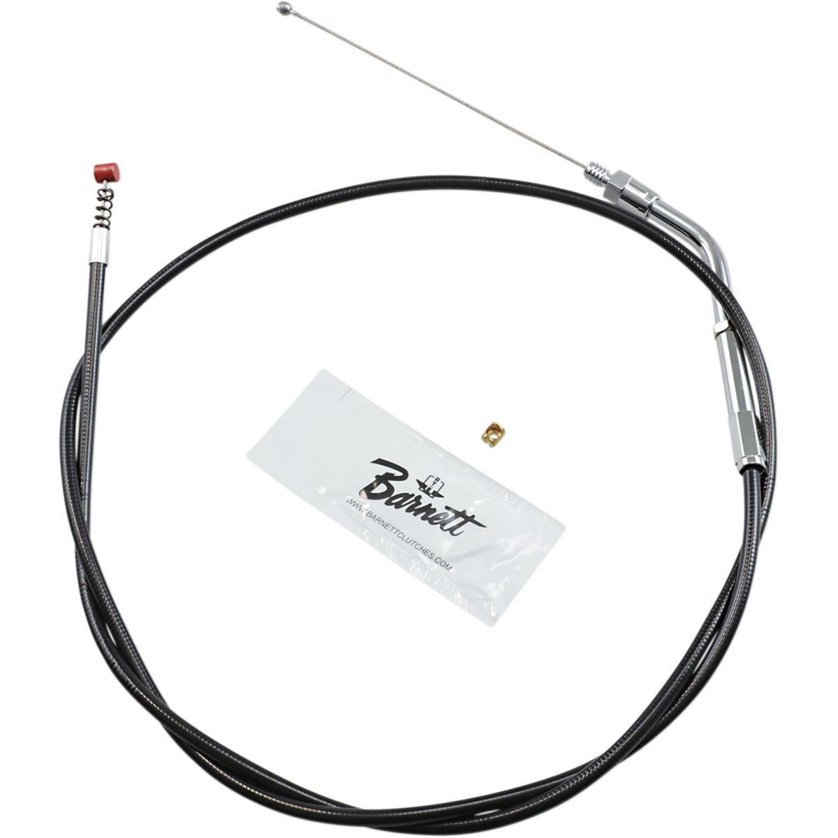 Barnett #101304000506 - Black Vinyl Idle Cable - +6" Size - 38" Length