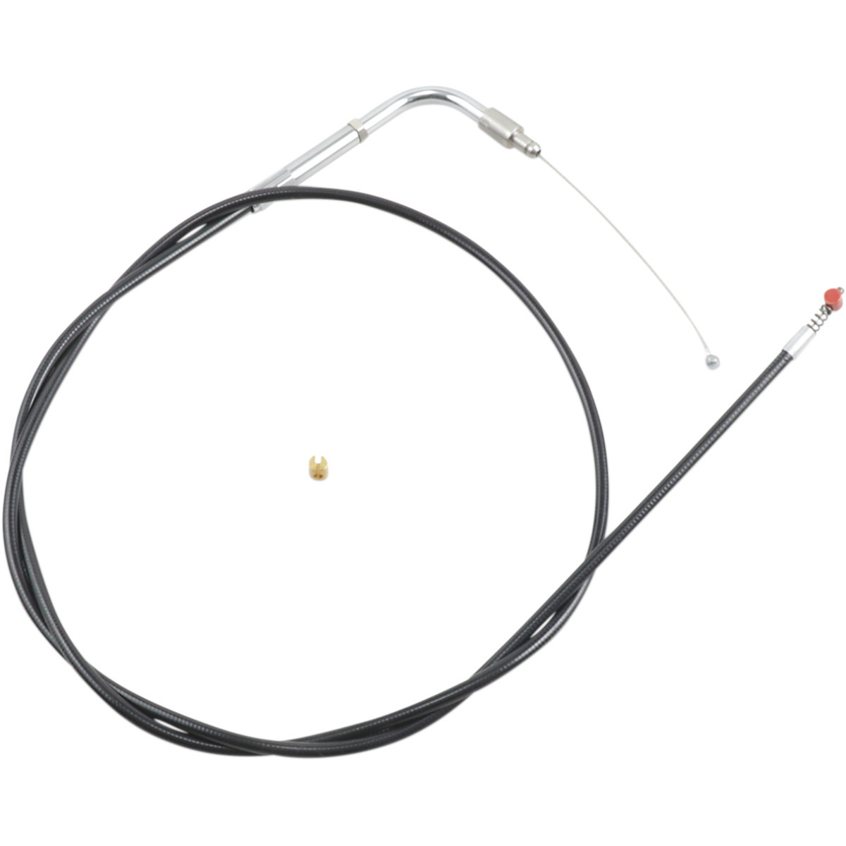 Barnett #30596+6DS - Black Vinyl Idle Cable - +6" Size - 41" Length