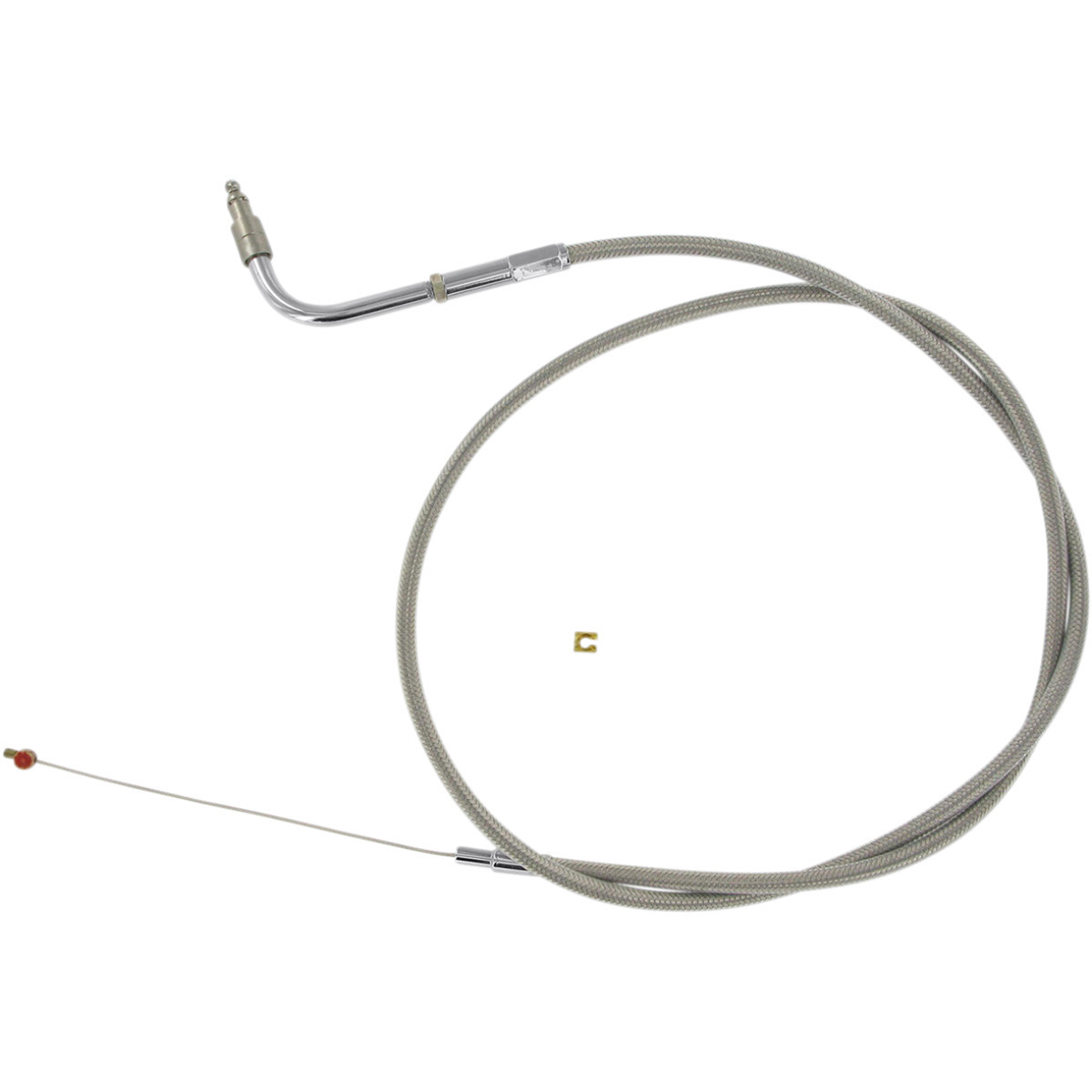 Barnett #102303001506 - Stainless Steel Throttle Cable - +6" - Dyna/FXR/Softail