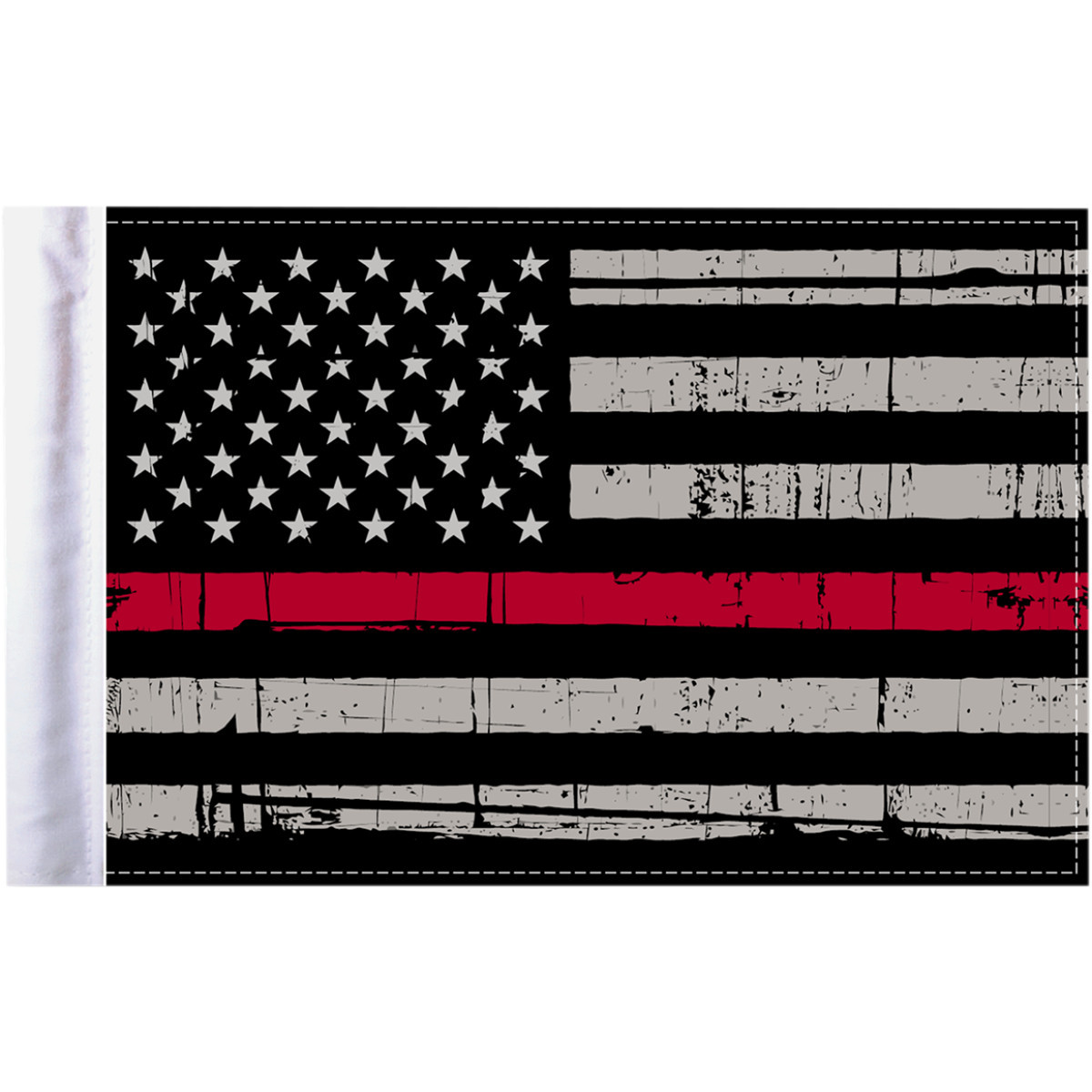 PRO PAD #FLG-GTRL-US - Grunge U.S.A. Flag - Red - 6" x 9"