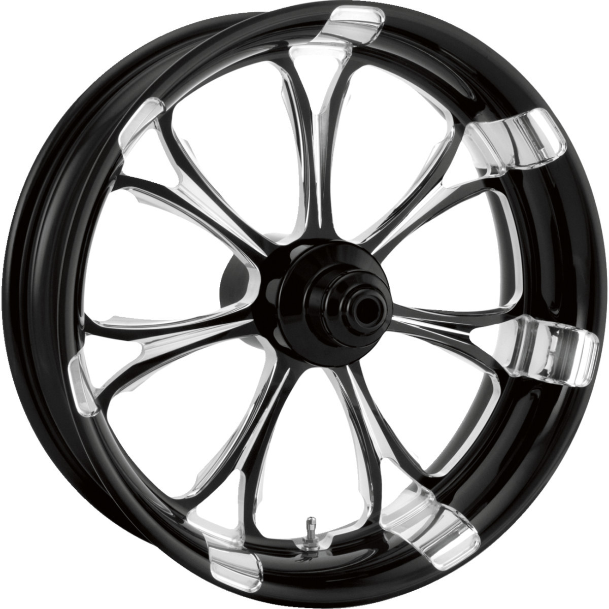 Performance Machine (PM) #1269-7814R-PAR-BMP - Wheel - Paramount - Rear - Single Disc/with ABS - Platinum Cut™ - 18x5.5 - '09+ FLT