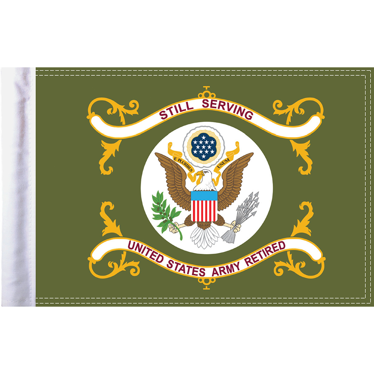 PRO PAD #FLG-RTARM15 - Retired Army Flag - 10" x 15"