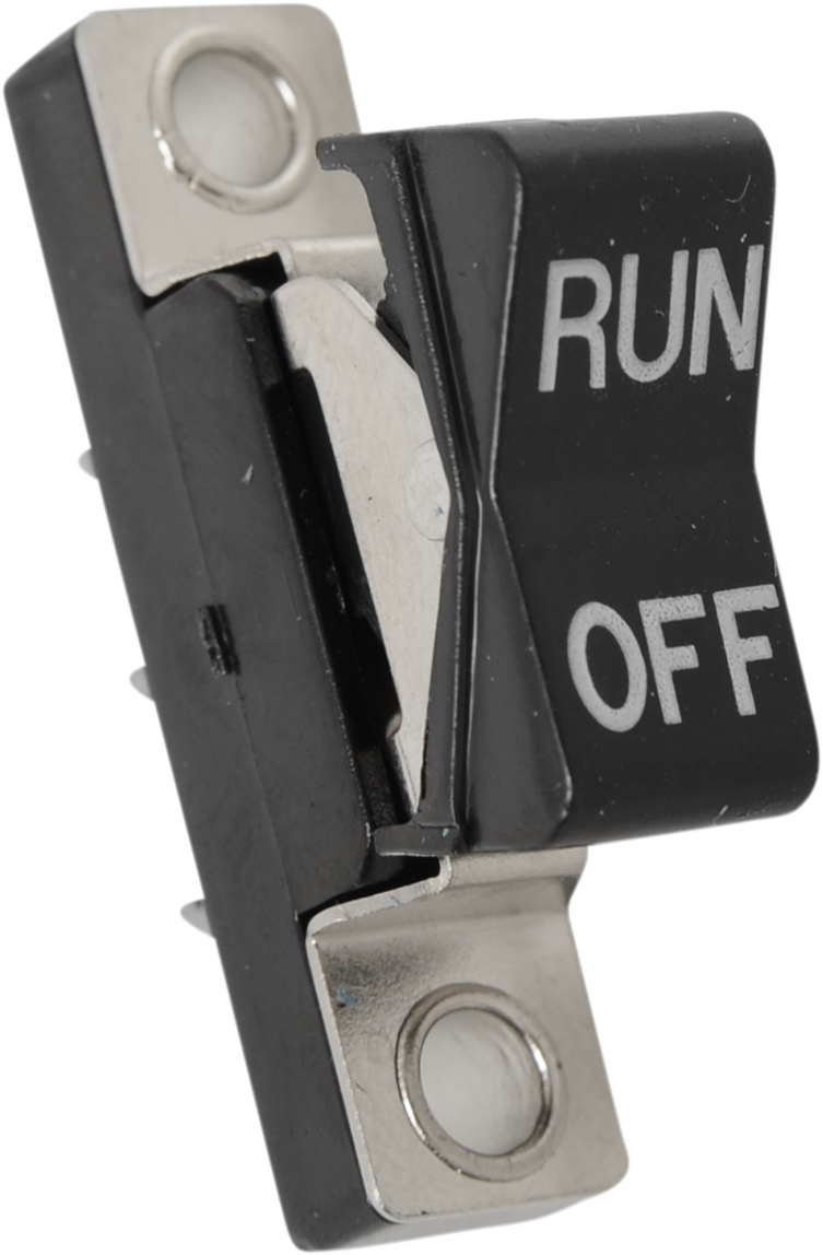 Rocker Switch - Run/Off - Black