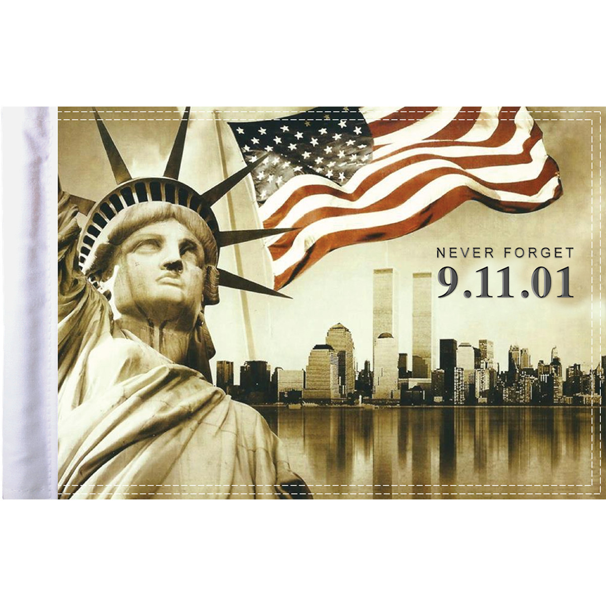 PRO PAD #FLG-911NF15 - 911 Never Forget Flag - 10" x 15"