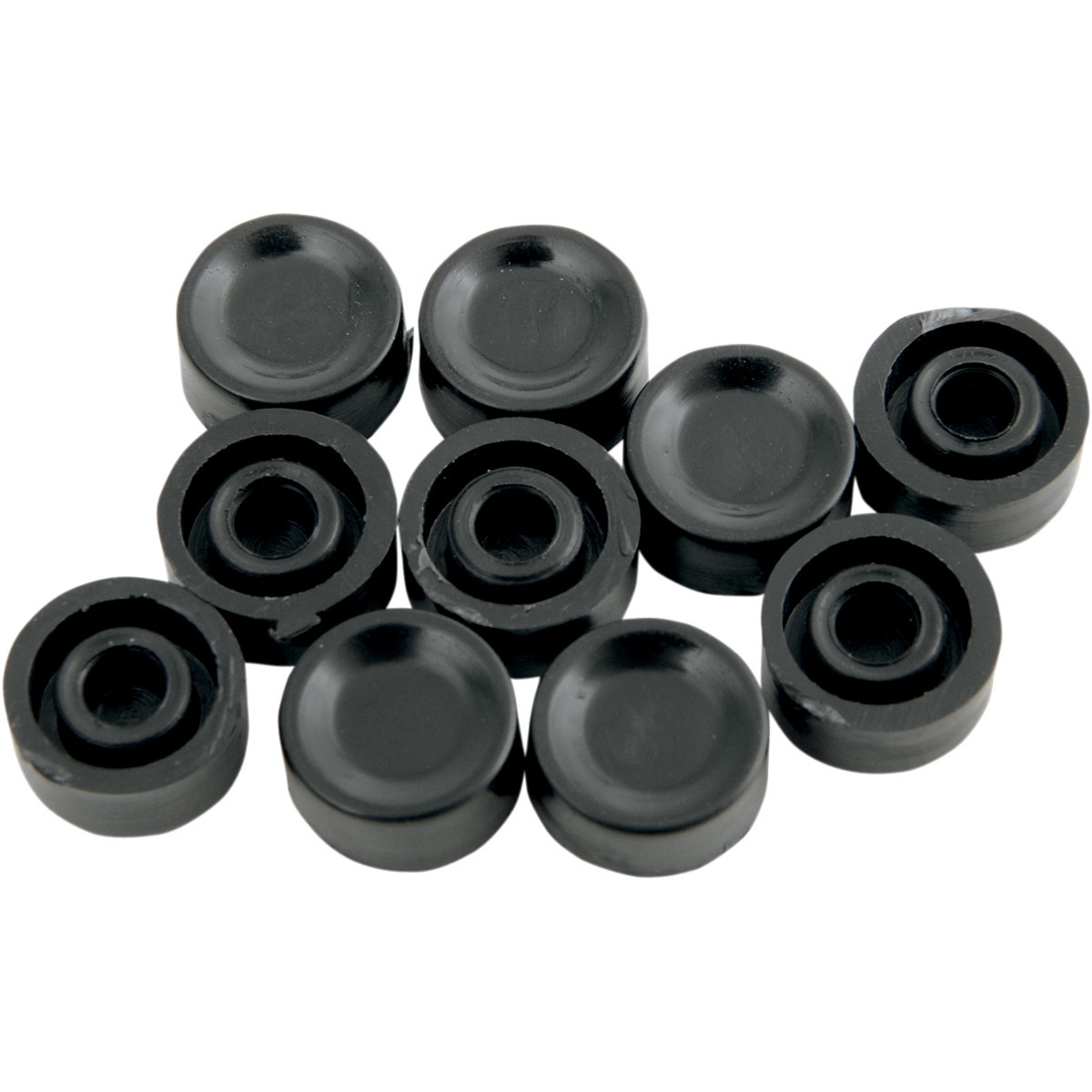 Drag Specialties - Handlebar Switch Button Caps - Horn/Start - Short - Black