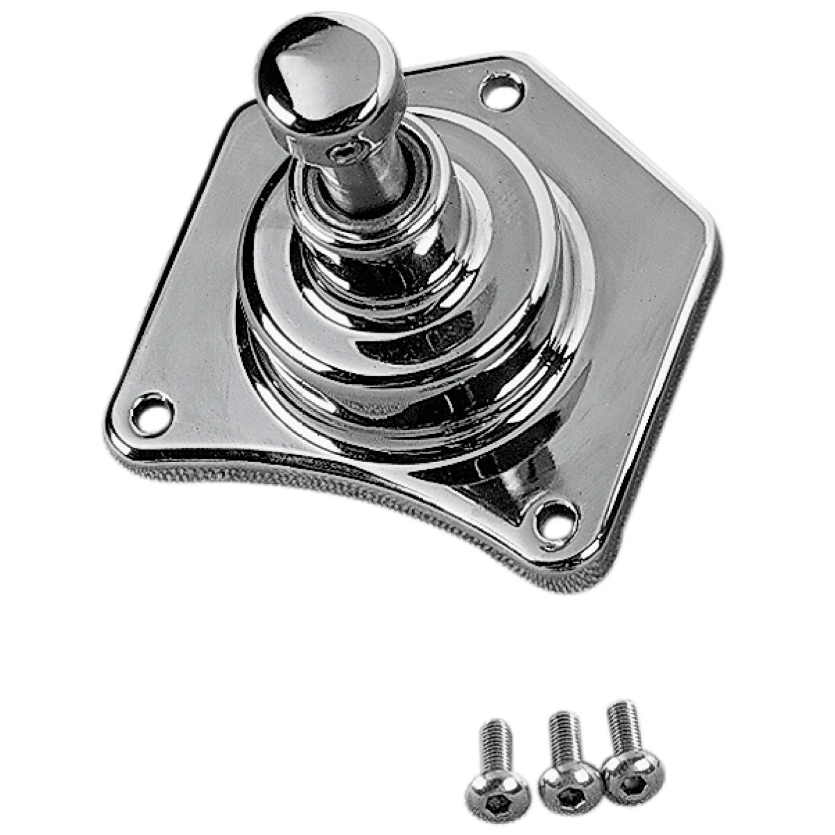 Custom Cycle Engineering #SHS9900-1 - End Cover - Solenoid /Starter Button - Harley Davidson