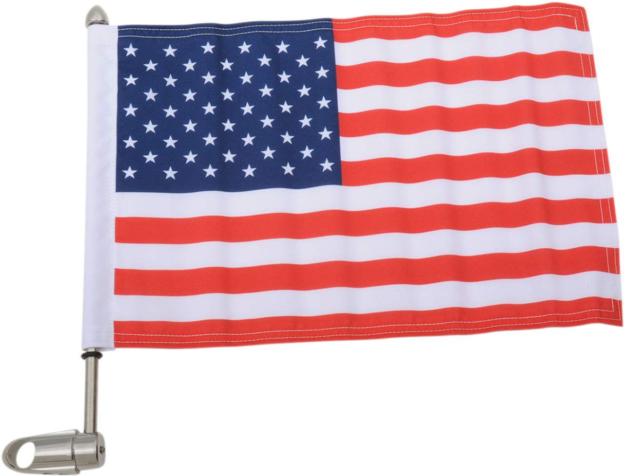 Flag Mount - Luggage Rack - 13" Pole - 10" X 15" Flag