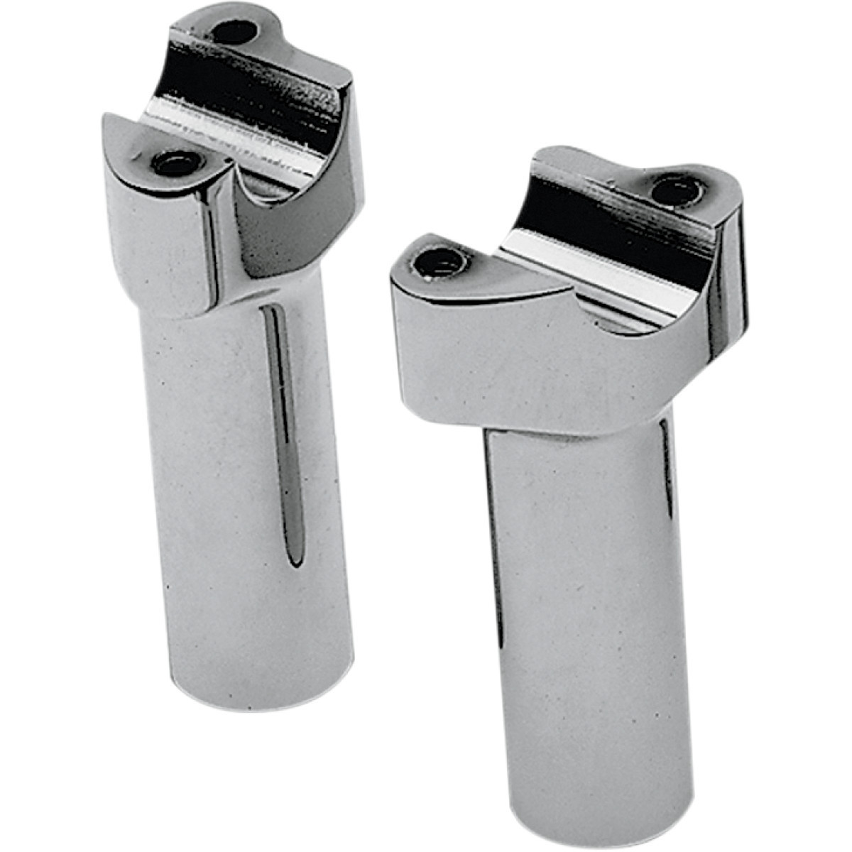 Drag Specialties - Buffalo Billet Aluminum Handlebar Risers - 4-1/2" - Chrome