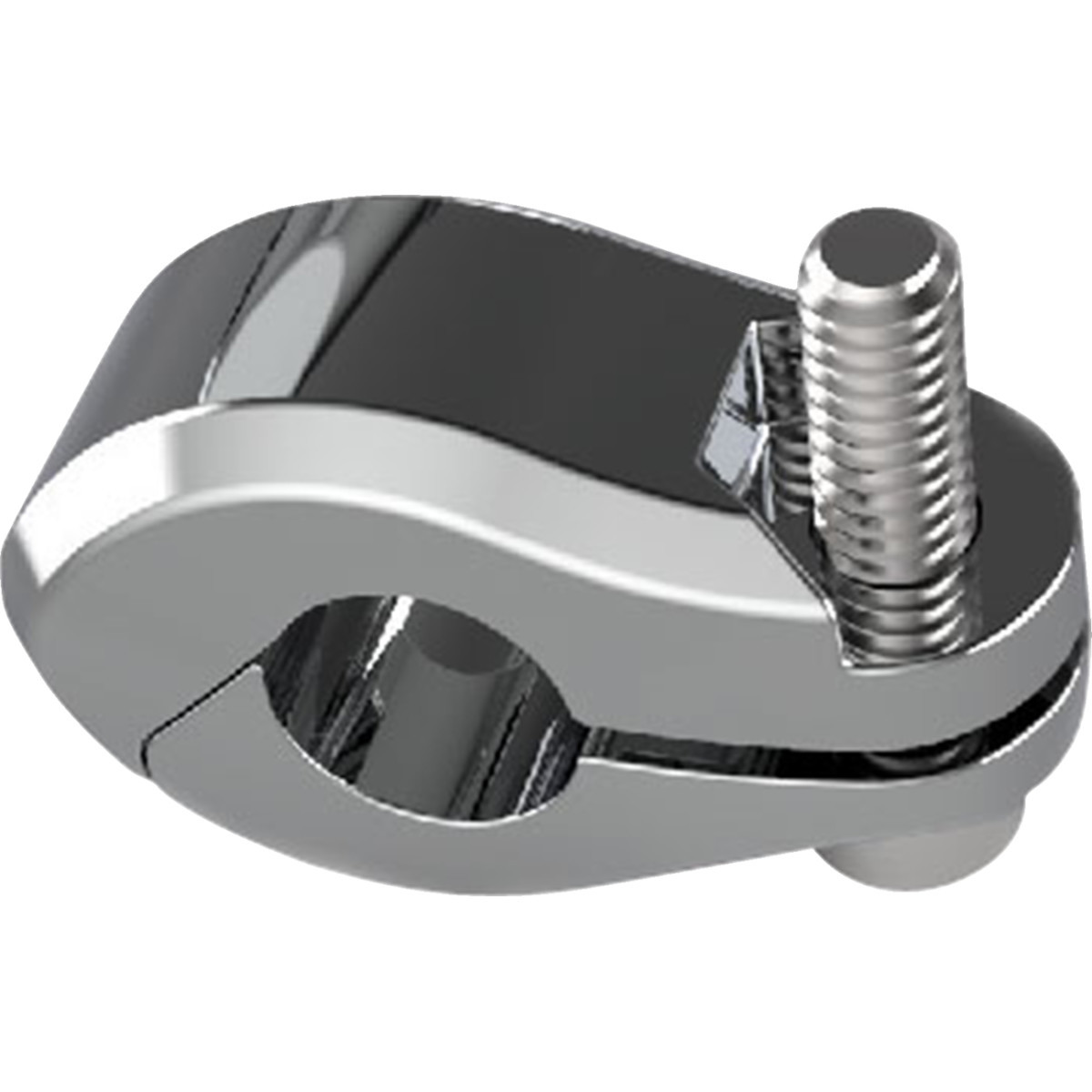 Ciro #70606 - Flagpole Mount - for 1/2" Tube - Chrome