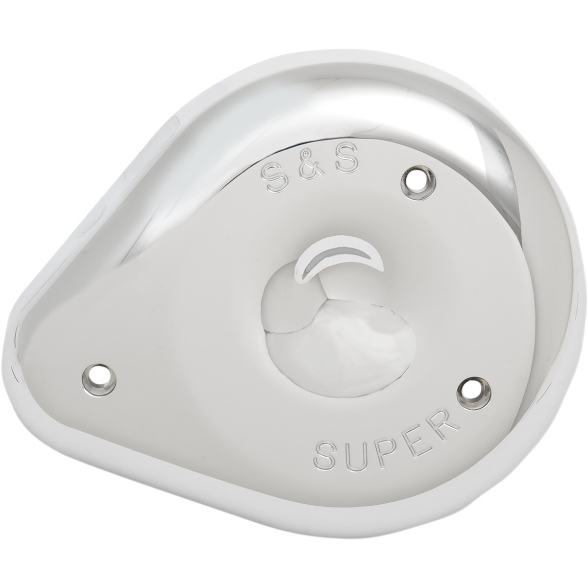 S&S Cycle #17-0378 - Teardrop Air Cleaner Cover - Chrome