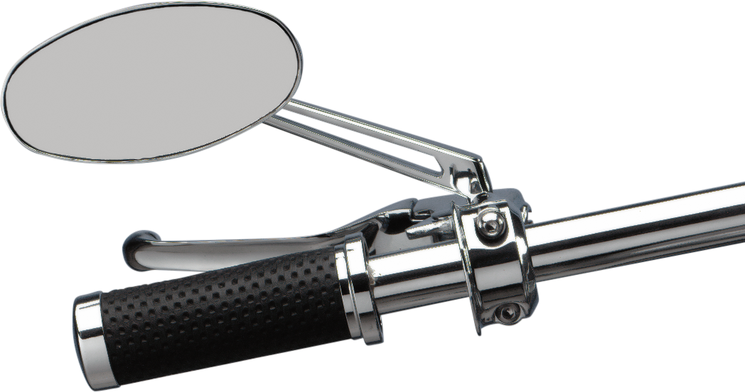 Drag Specialties Mirror - Stealth II - Side View - Oval - Chrome