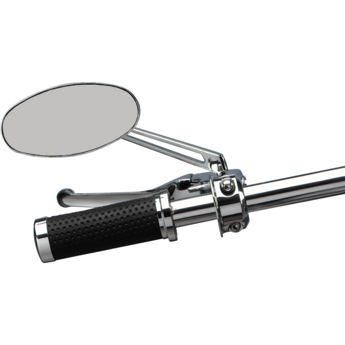 Drag Specialties - Mirror - Stealth II - Side View - Oval - Chrome