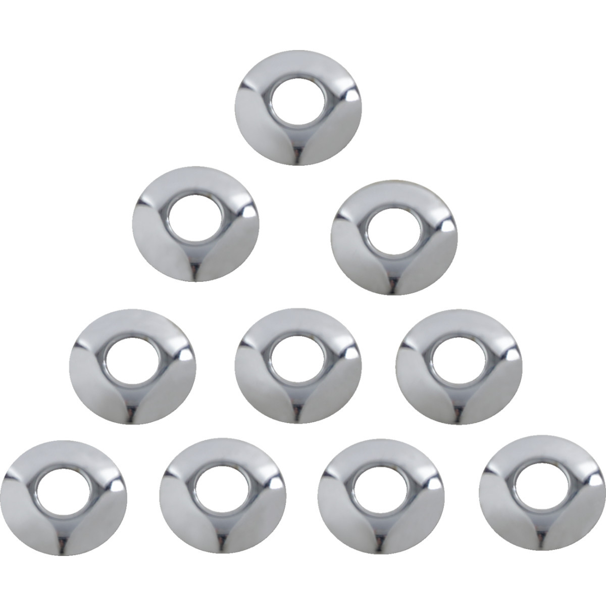Eastern Motorcycle Parts #K-2-938 - Cup Washers - Chrome - 0.50" ID