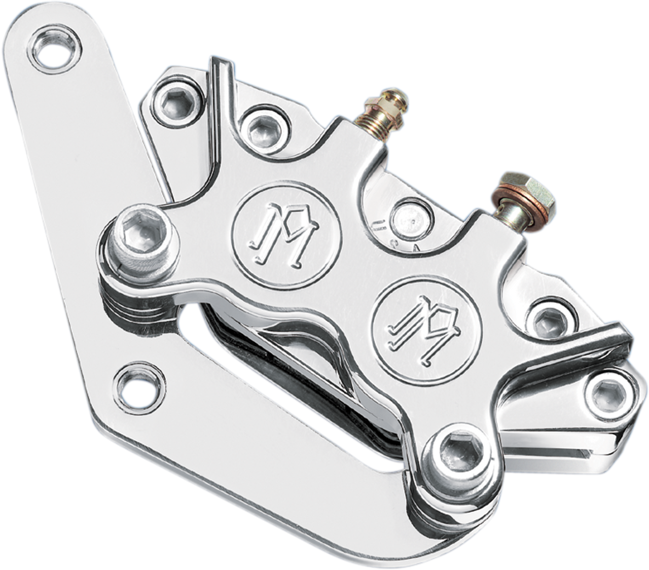 Single Disc Caliper - Front - Chrome 84-99
