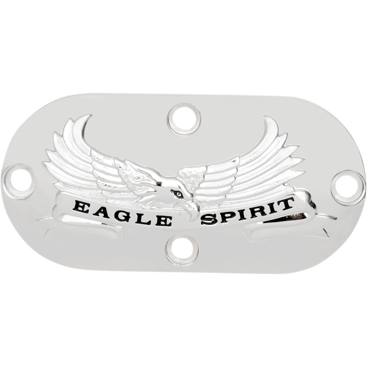 Drag Specialties - Inspection Cover - "Eagle Spirit" - Chrome
